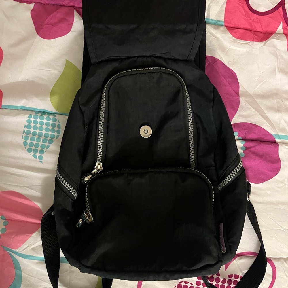 Black Mini Backpack - Picture 2 of 8